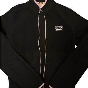 Avalanche Black Jacket with Pink Trim